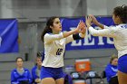 Volleyball vs Emerson  Wheaton College Women's Volleyball vs Emerson College. - Photo by Keith Nordstrom : Wheaton, Volleyball, VB2019